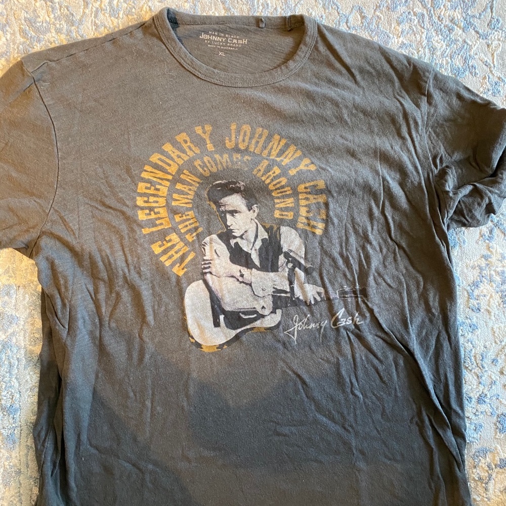 Men’s lucky brand T-shirt Johnny Cash